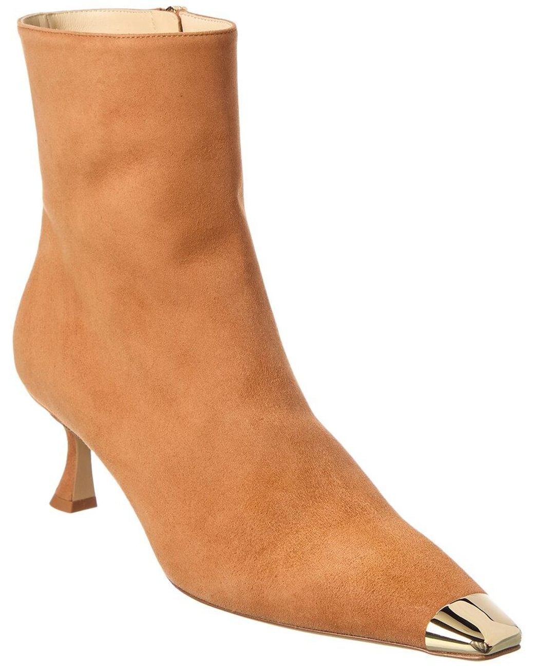 Alexandre Birman Brown Olivia Retro 60 Suede Boot
