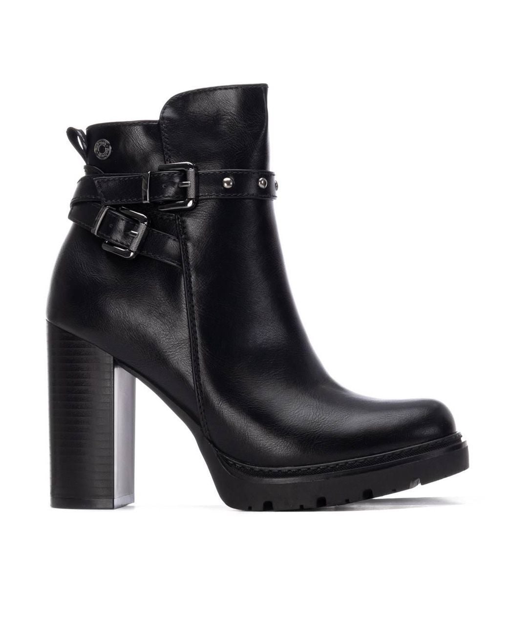 Xti Black Heeled Ankle Booties Refresh Collection By