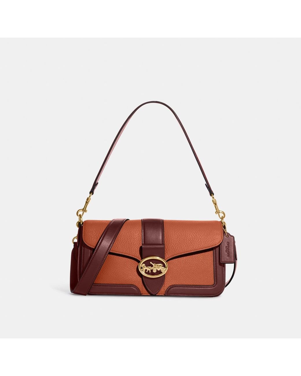 Coach Outlet Shoulder Bag In Colorblock in Red Lyst