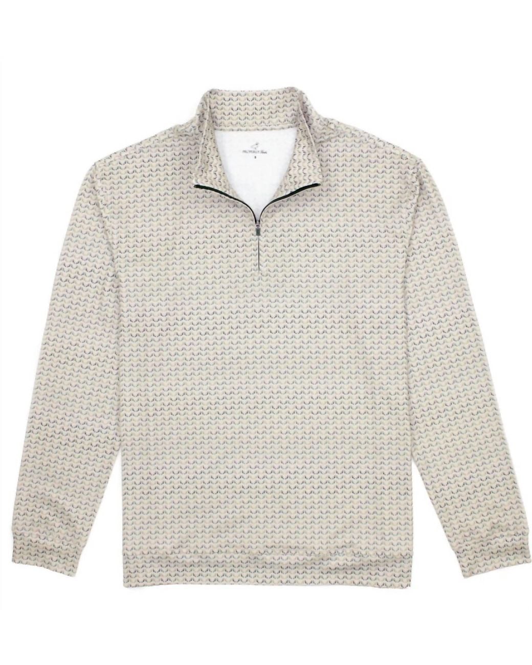 Properly Tied White Inlet Pullover Sweater for men