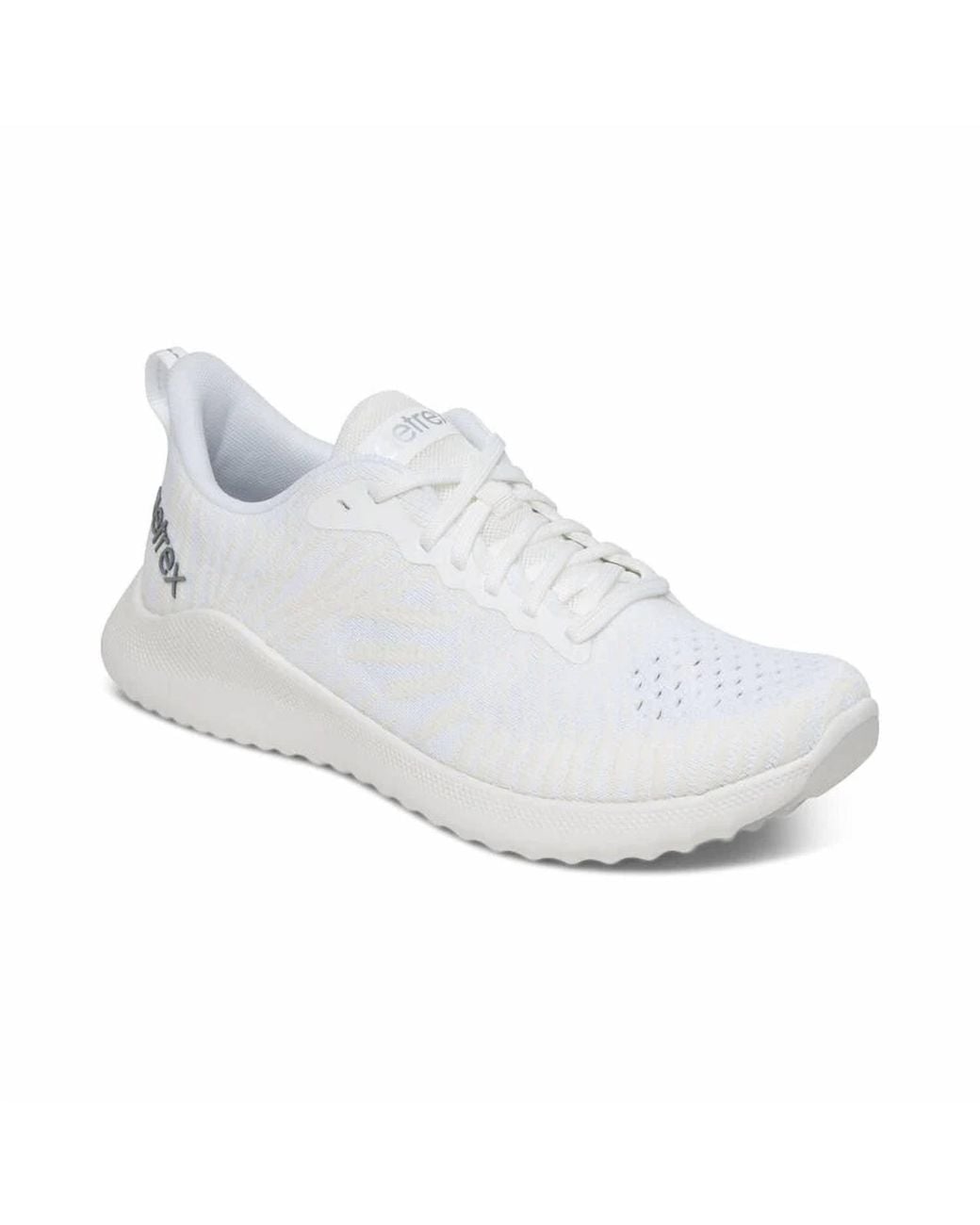 Aetrex White Emery Arch Support Sneaker