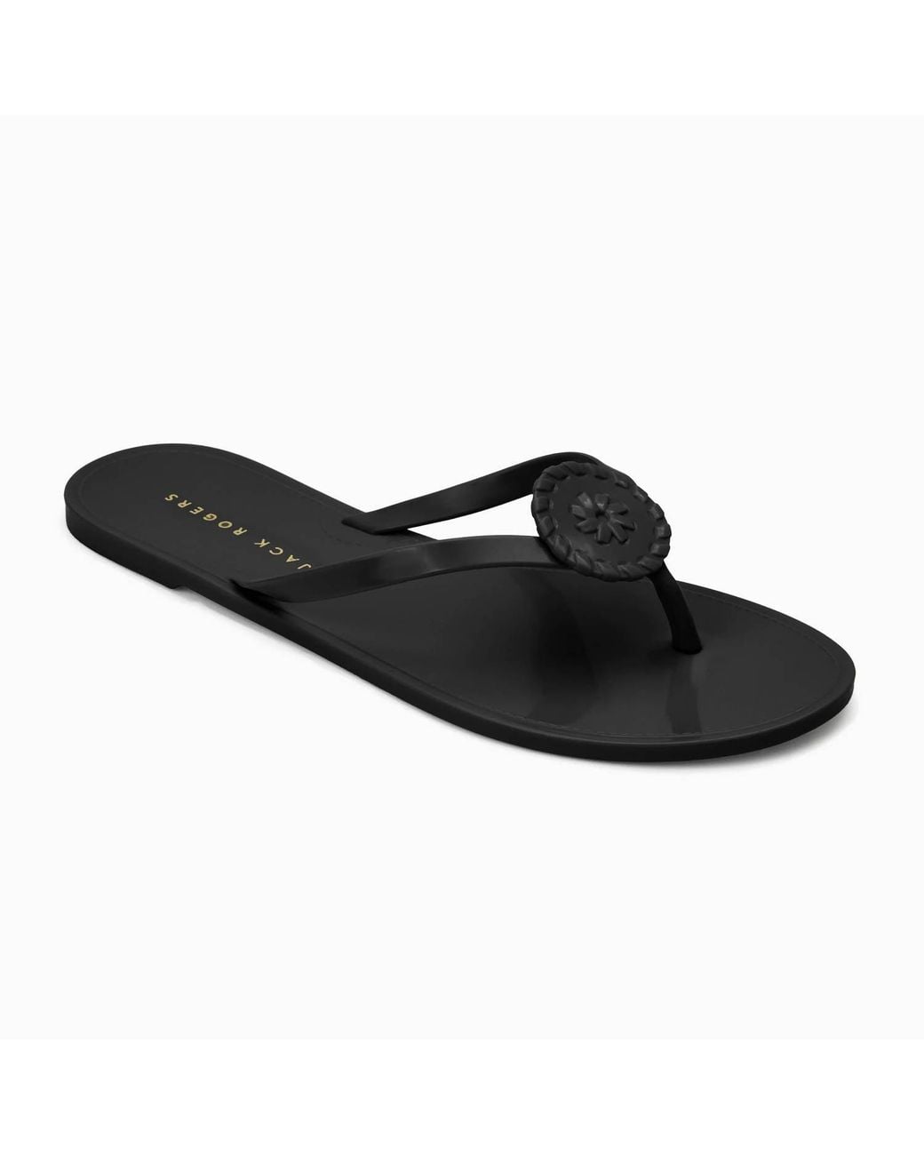 Jack Rogers Black Roxy Jelly Flip Flop