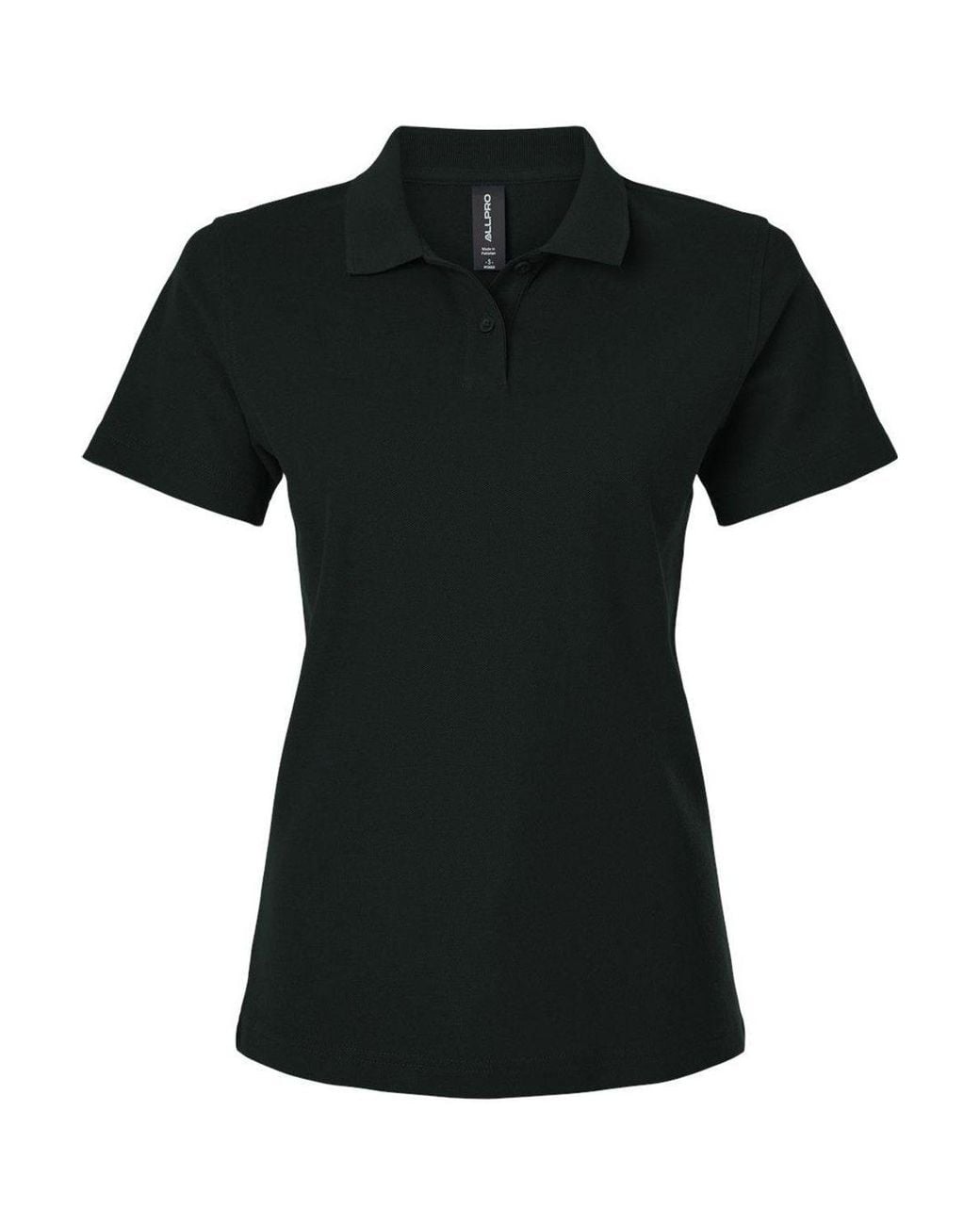 AllPro Black Pique Polo