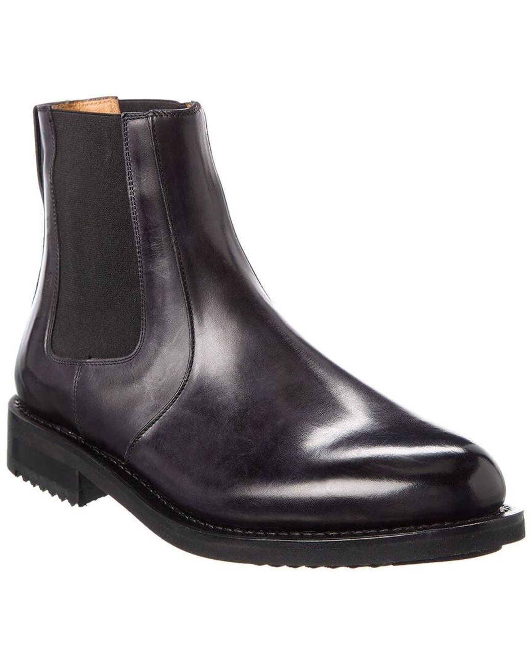 Ferragamo Black Nono Leather Boot for men