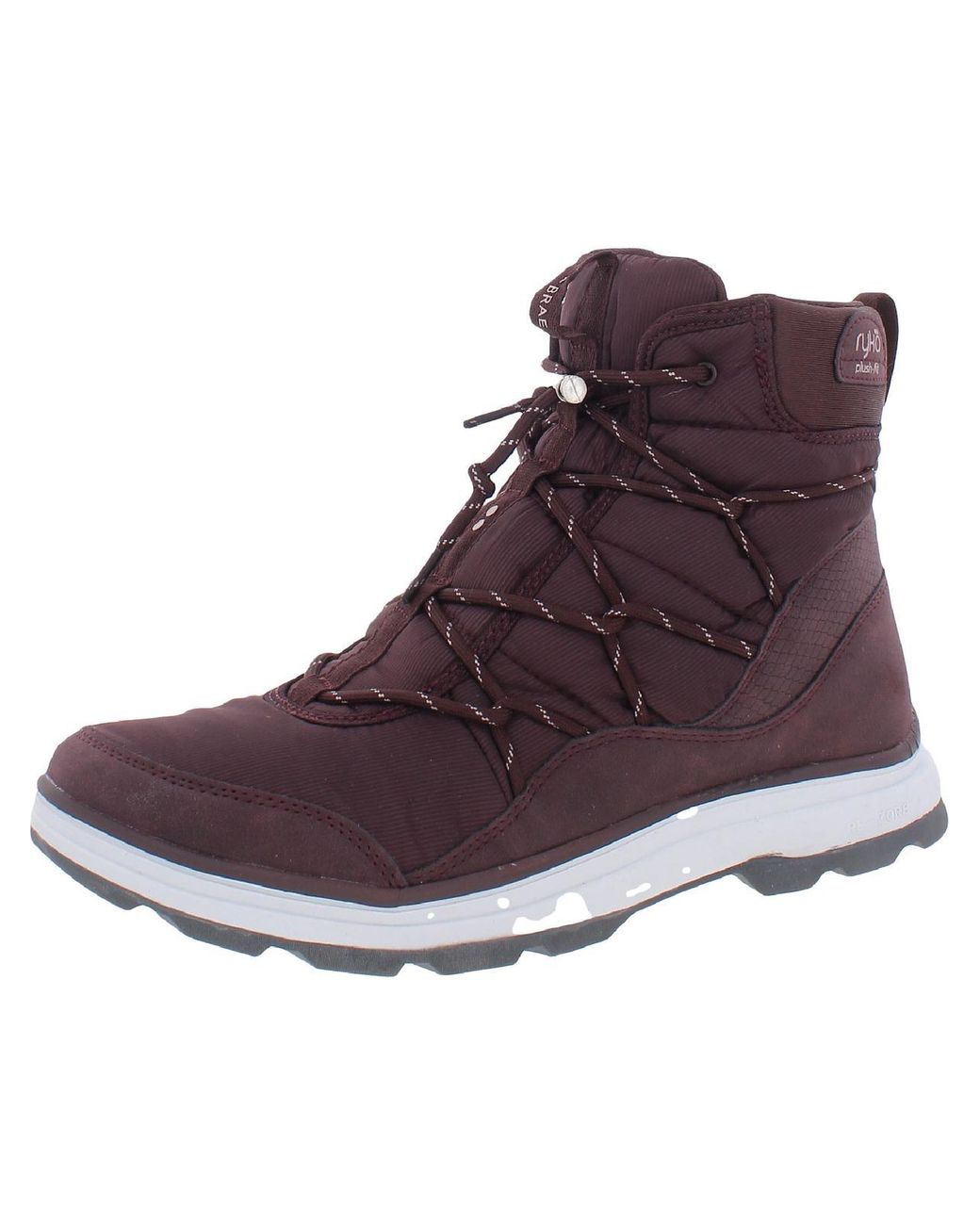 Ryka Brae Cold Weather Lace Up Ankle Boots in Purple Lyst