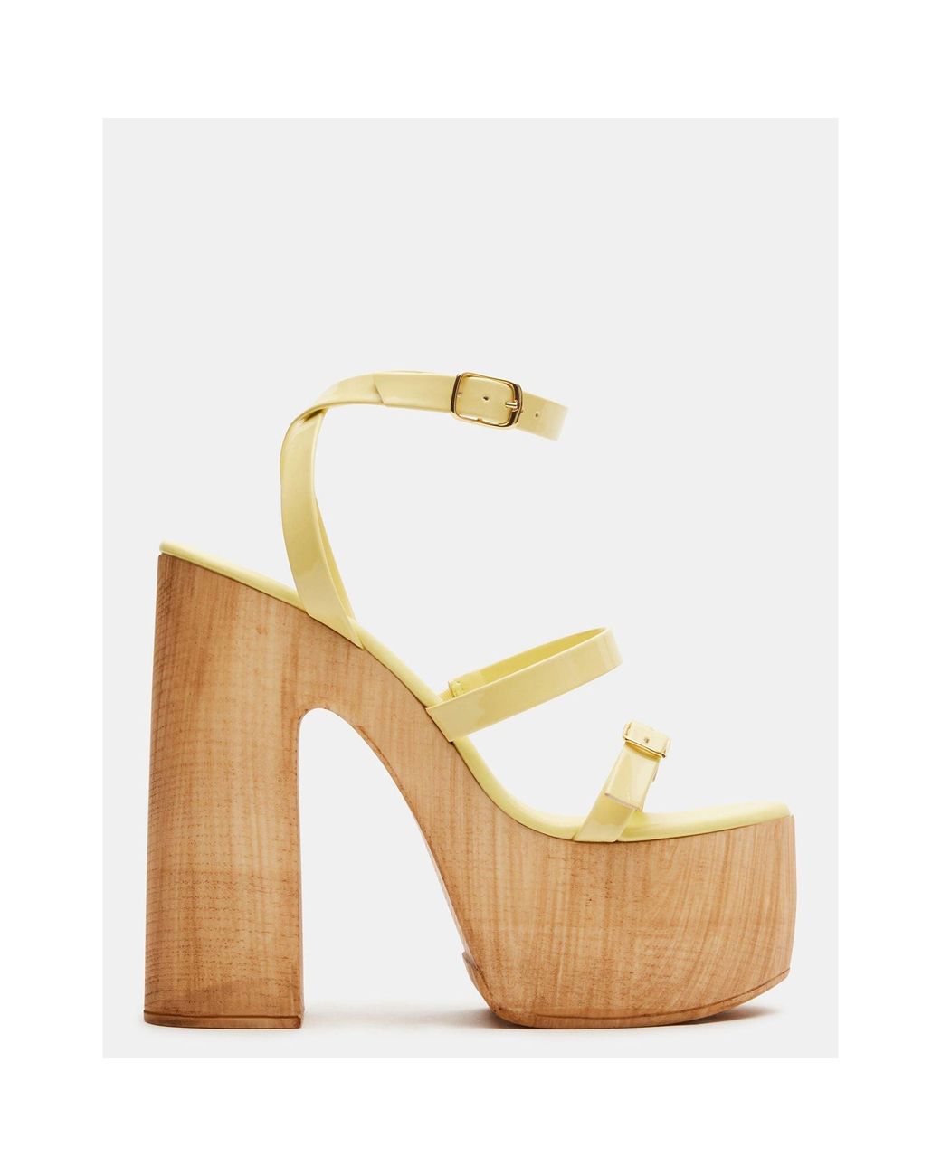 Steve Madden Lilia Patent in Yellow | Lyst
