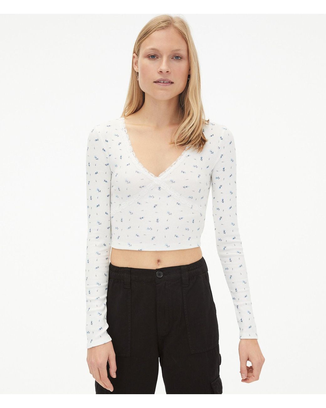 Aéropostale Long Sleeve Floral 