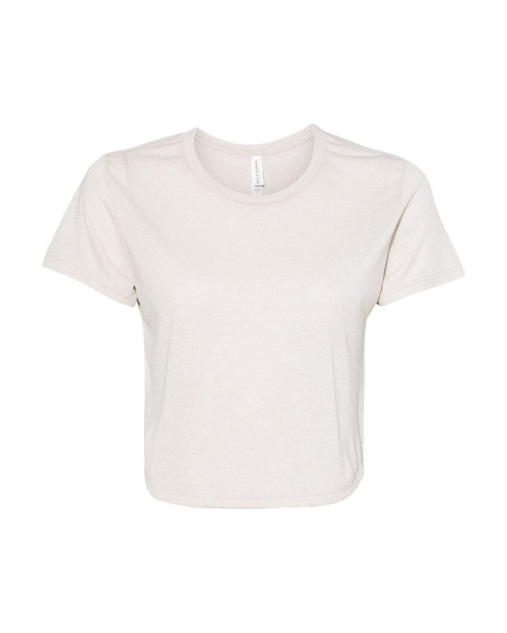 Bella Canvas Gray Flowy Crop Tee