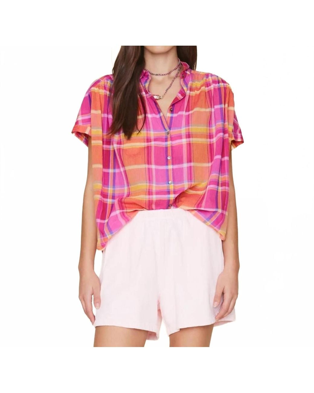 Xirena Paxton Shirt in Pink | Lyst