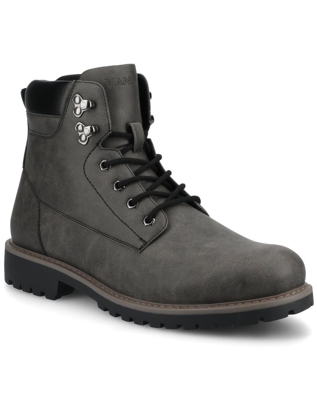 Vance Co. Black Vance Rogue Round Toe Boot for men