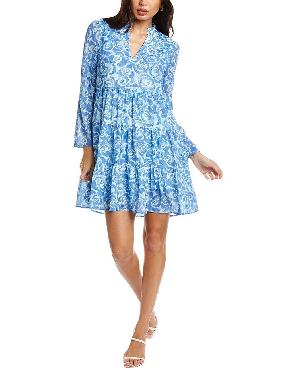 Sail To Sable Fit And Flare Tunic Dress in Blue | Lyst