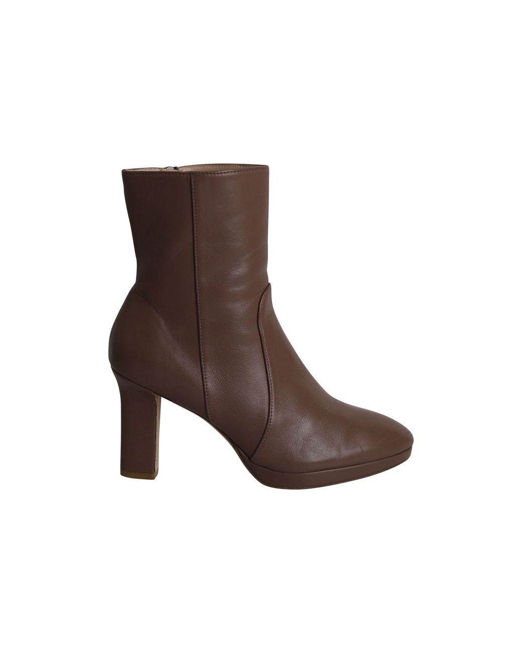 Stuart Weitzman Brown Rosalind 90 Platform Ankle Boots