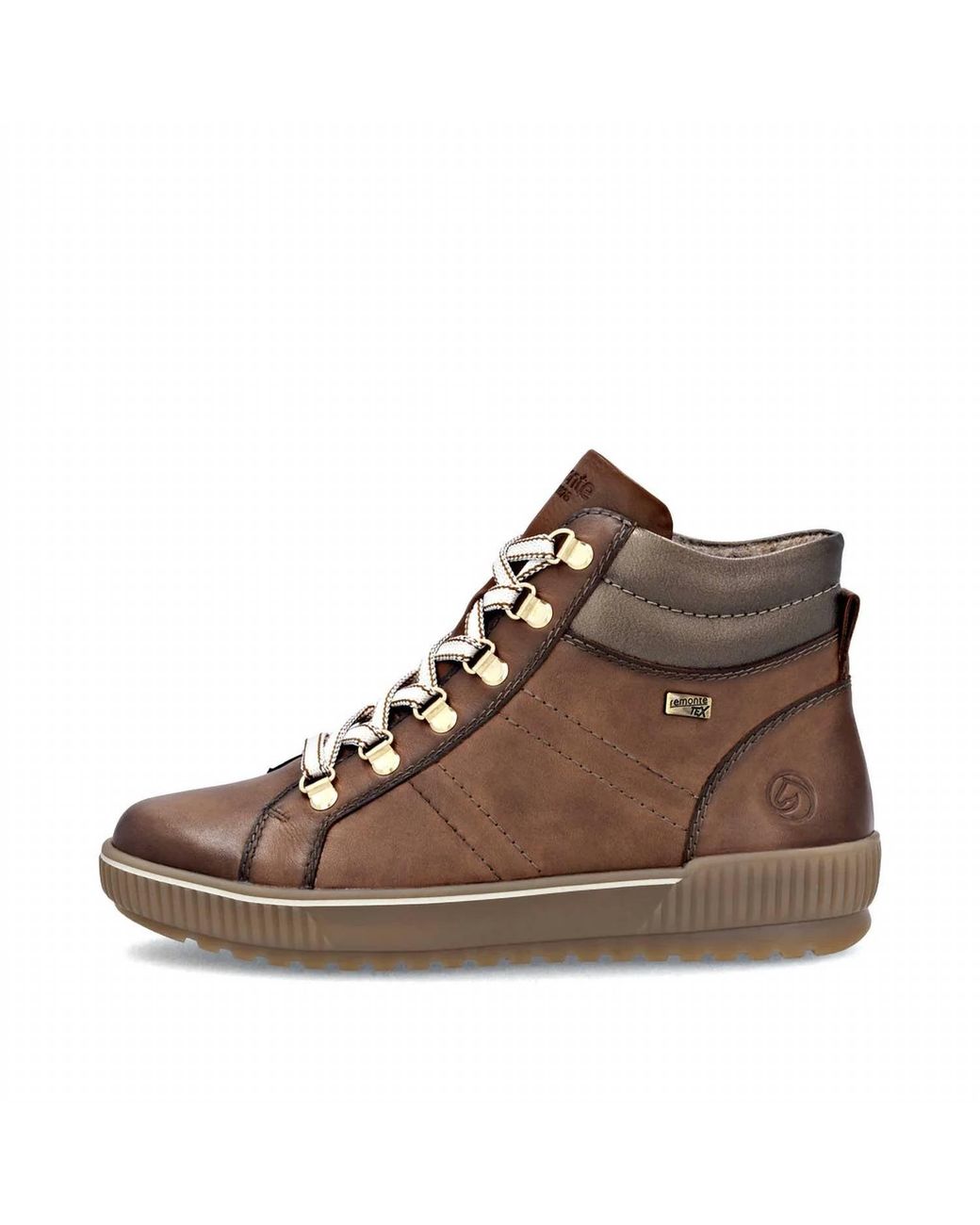 Remonte Brown Leather Sneaker Boot