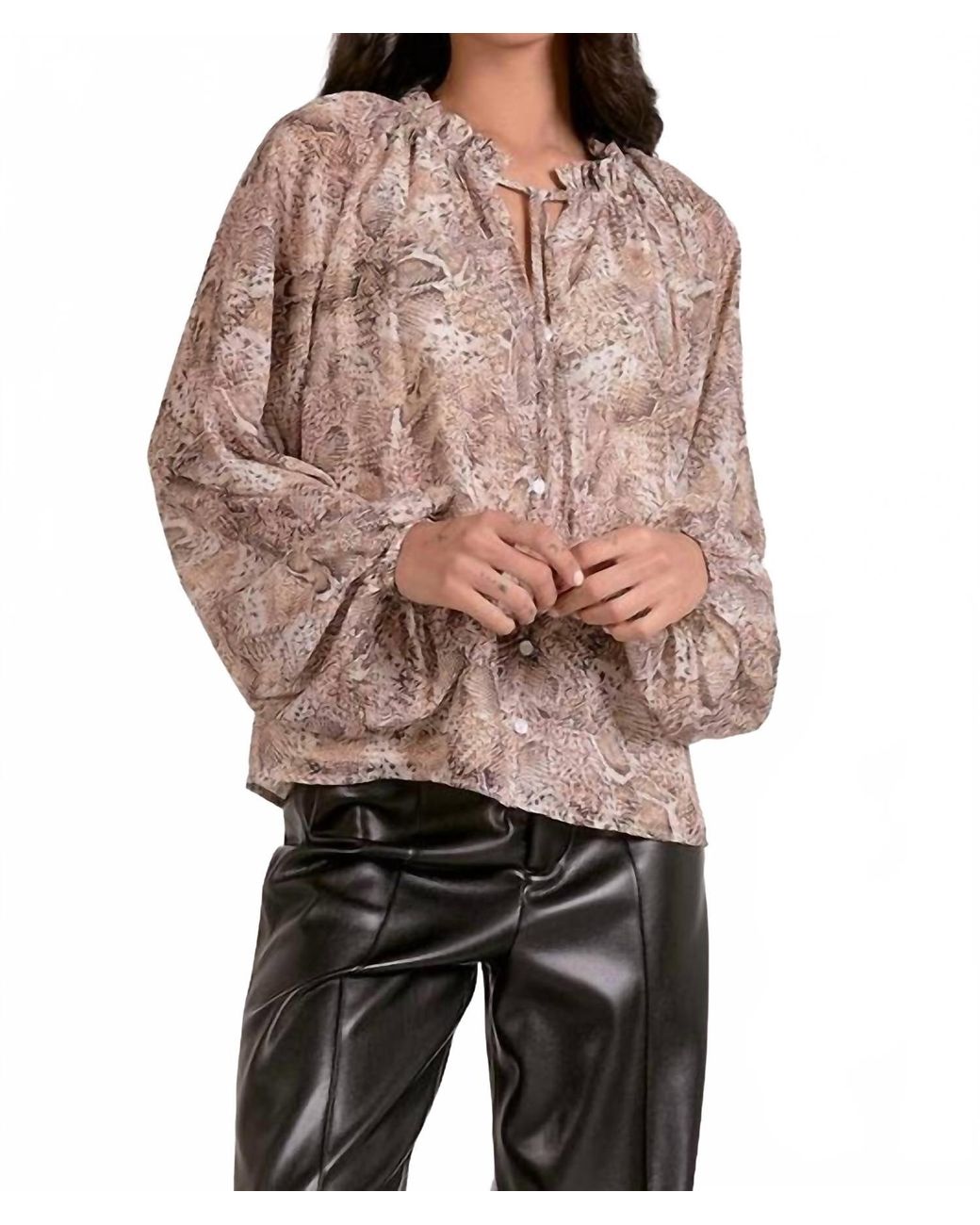 Elan Multicolor Cassidy Top