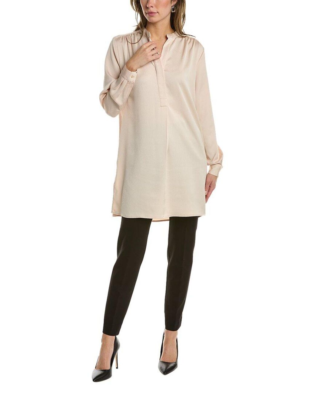 Anne Klein Plus Size Longer Length Nehru Tunic - Macy's