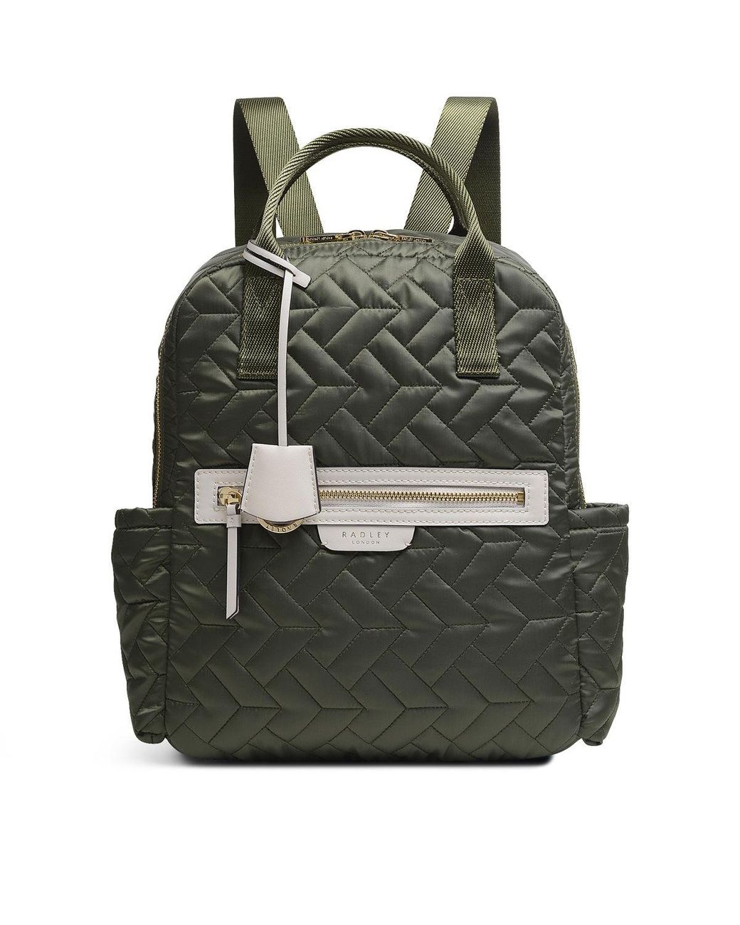Radley Finsbury Park Quilt Medium Zip Top Backpack in Green Lyst