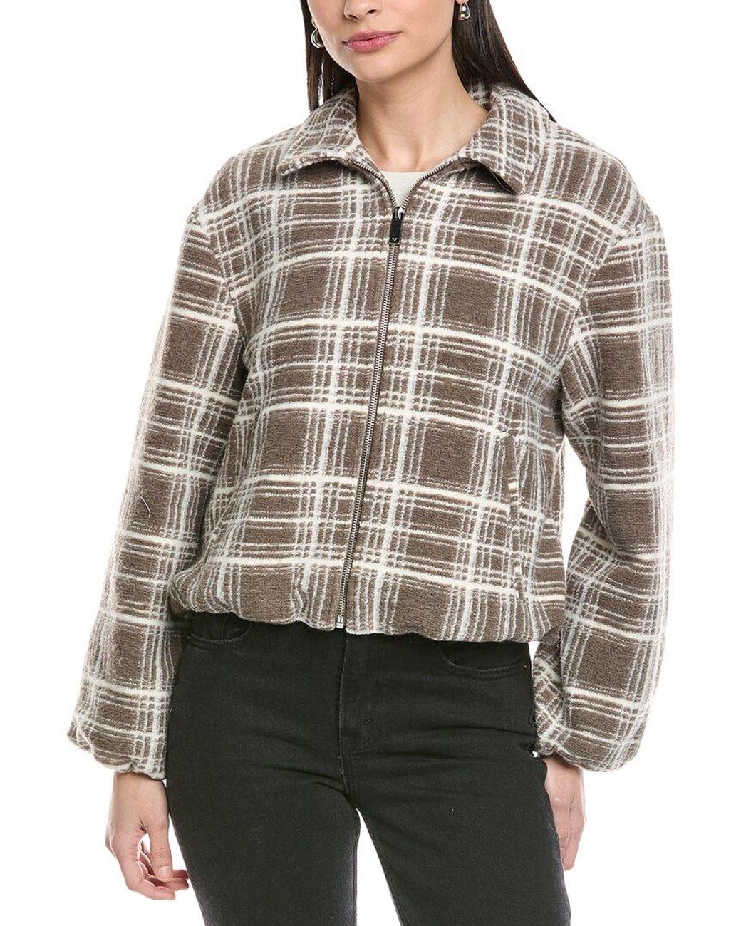 Vince Camuto Gray Khaki Bubble Jacket