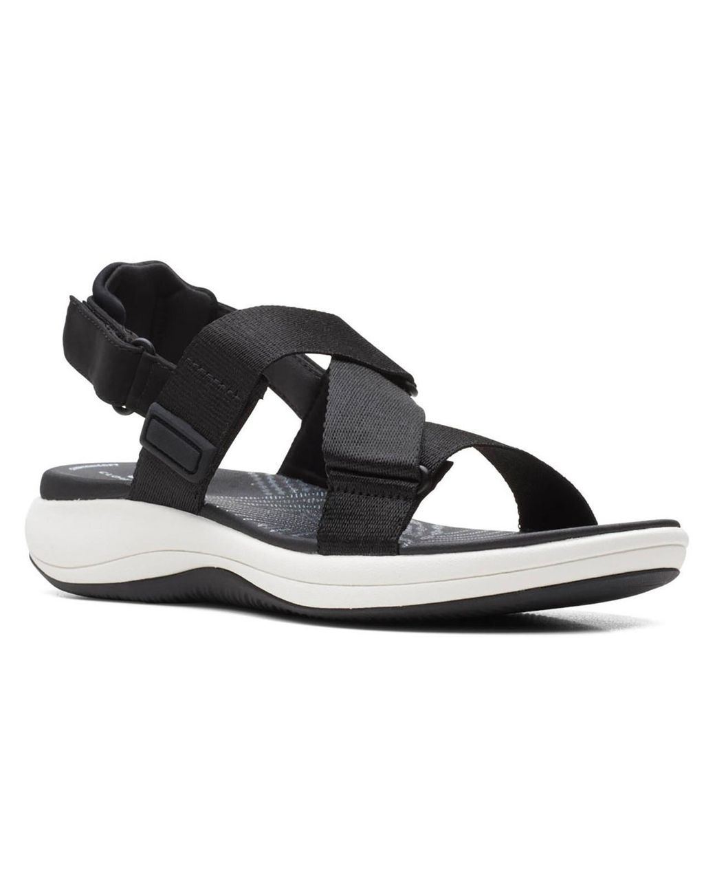 Clarks Mira Sun Adjustable Casual Sport Sandals in Black Lyst