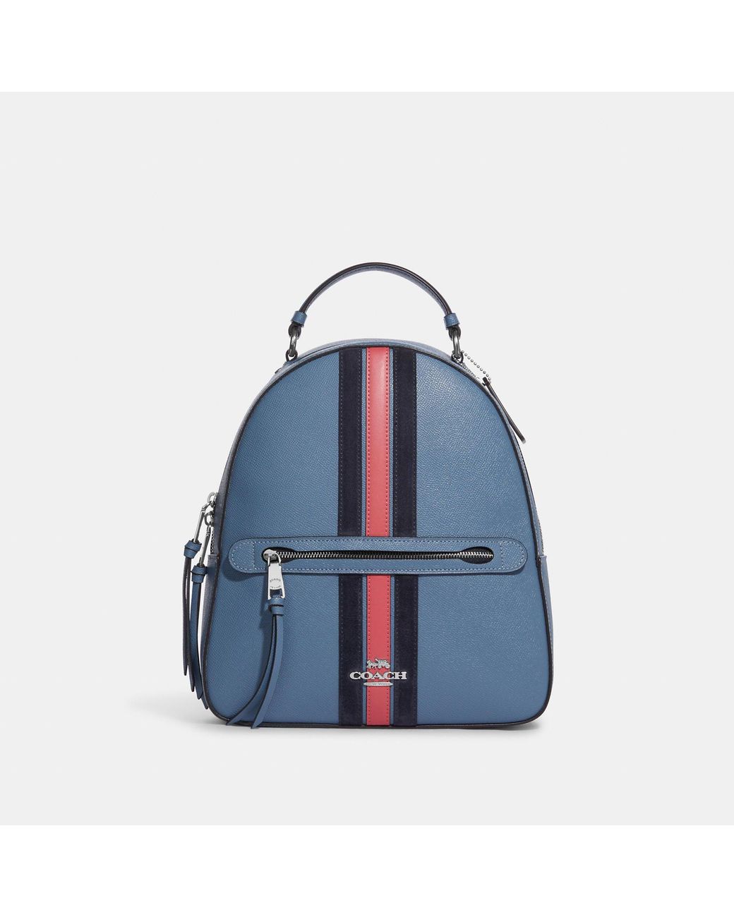 Coach Outlet Jordyn Backpack With Varsity Stripe in Blue | Lyst