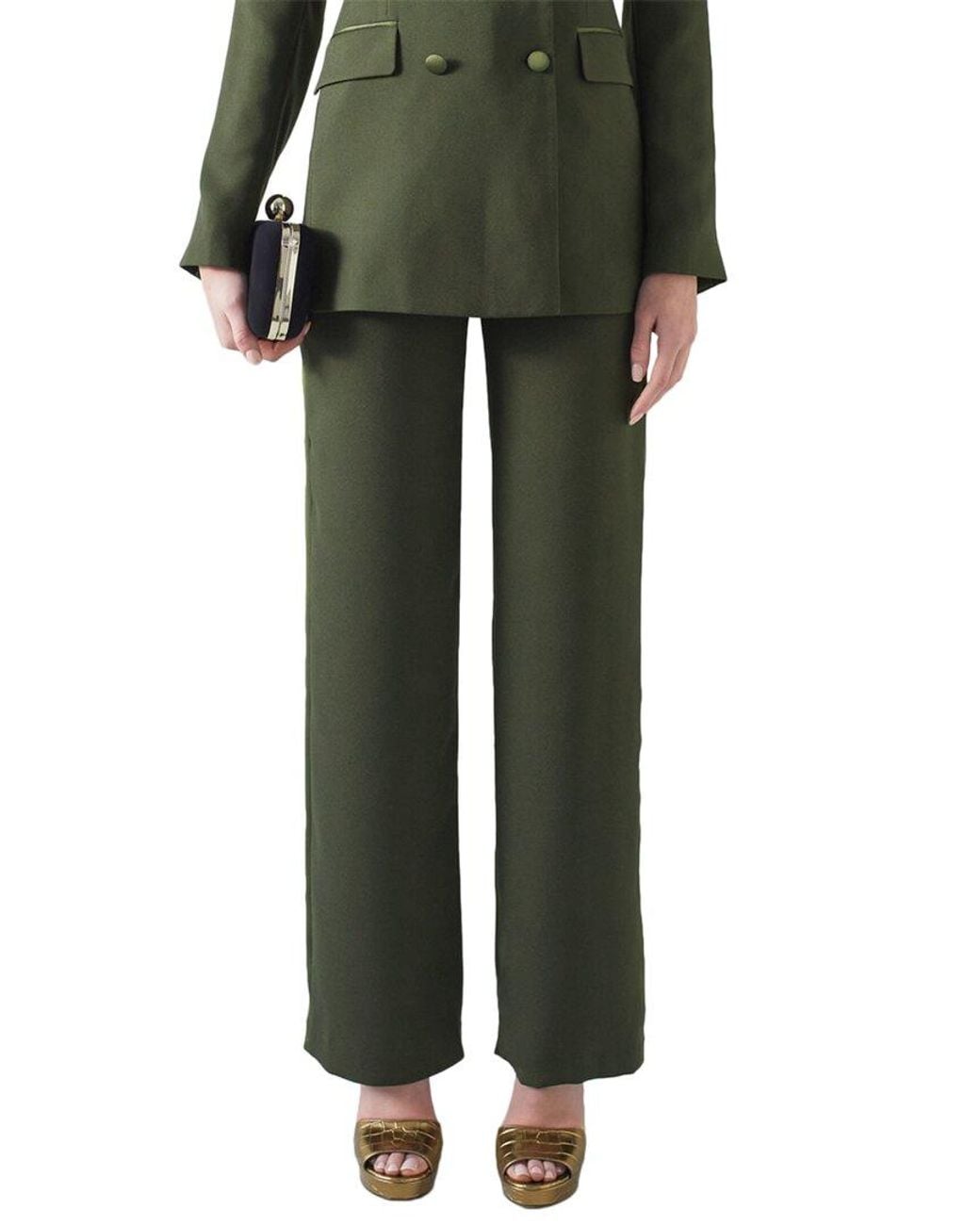 L.K.Bennett Green Jagger Trouser