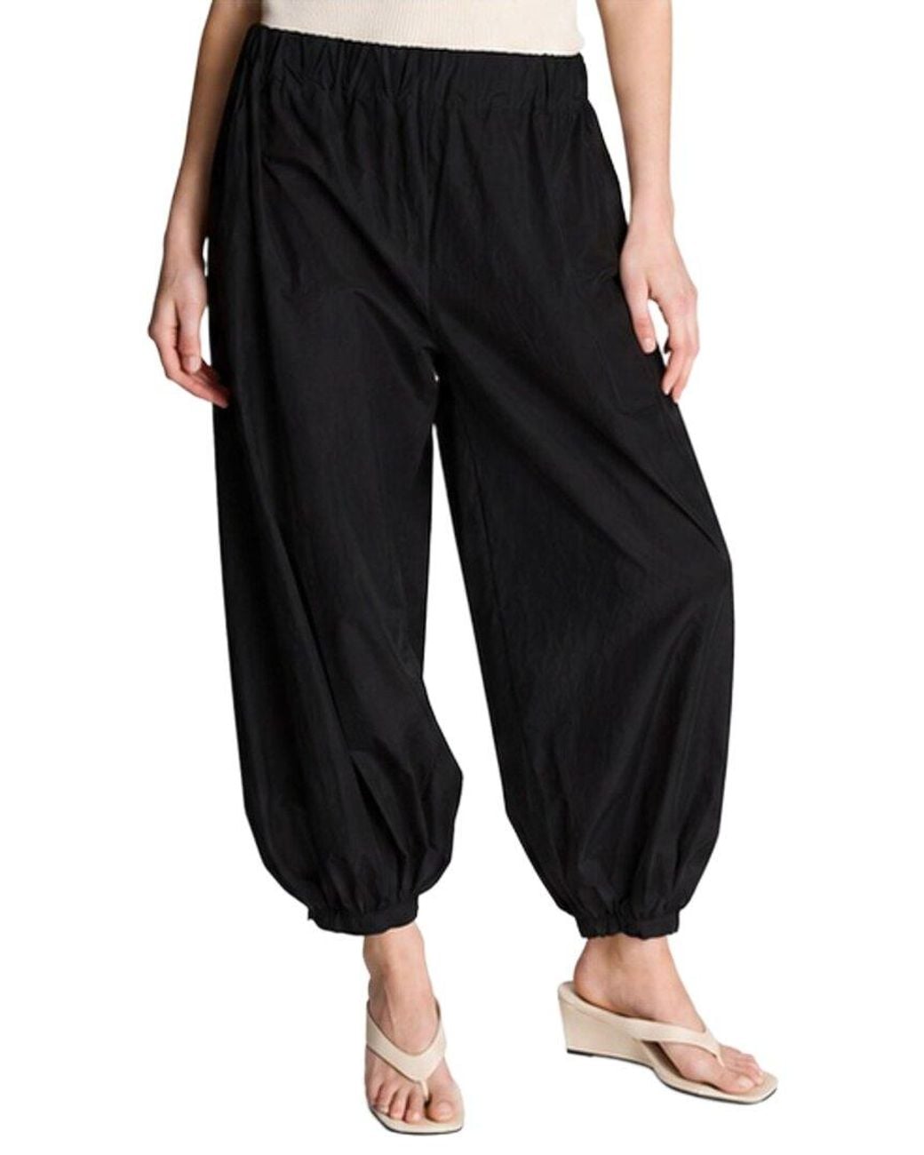 Kenneth Cole Black Balloon Pant