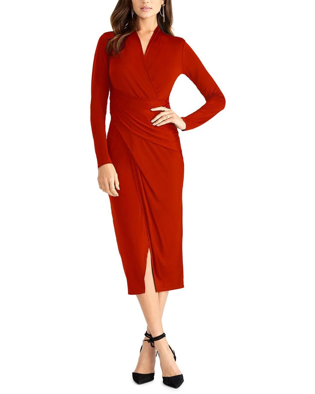 Rachel roy sale bret wrap dress
