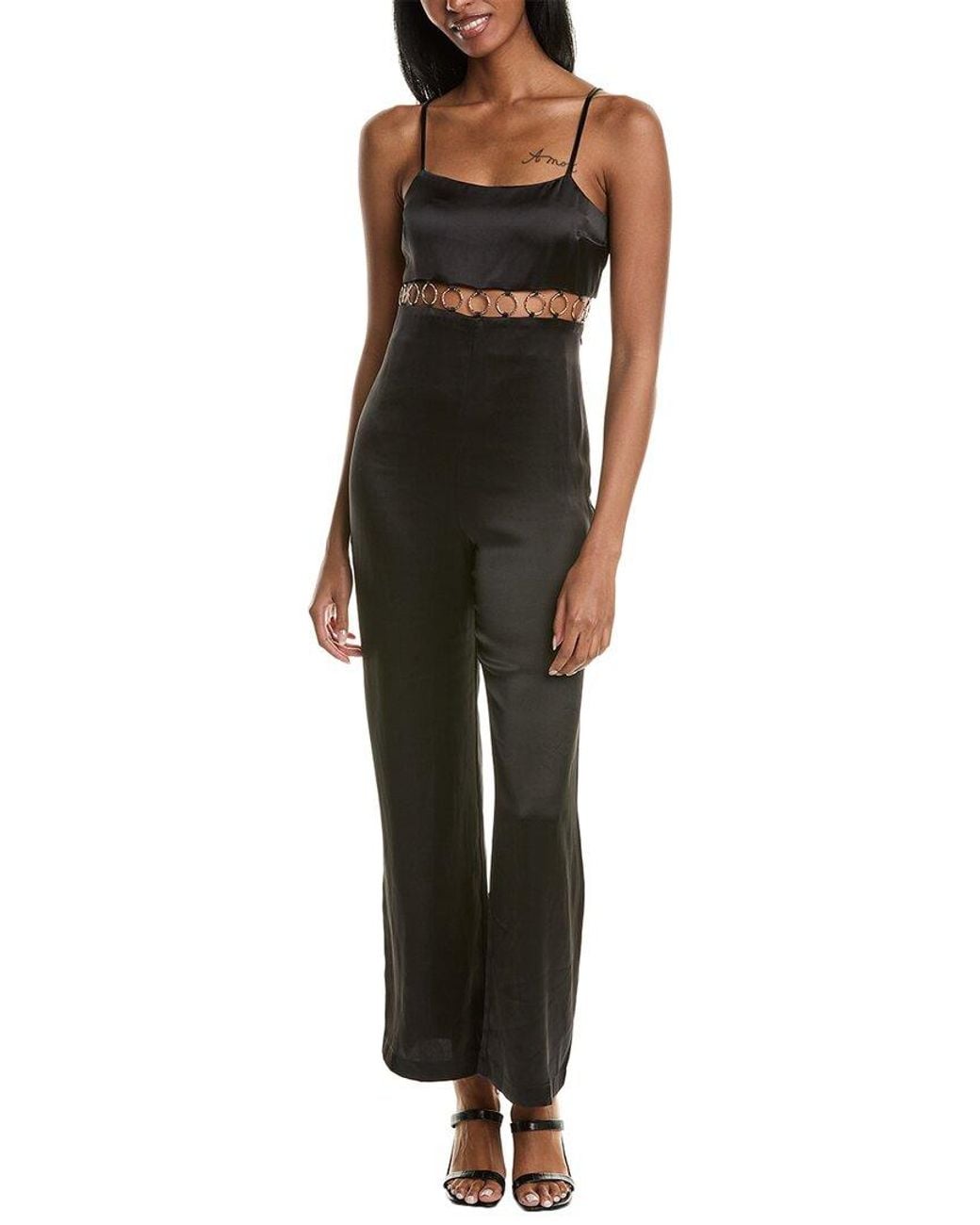 Ba&sh Black Chao Jumpsuit