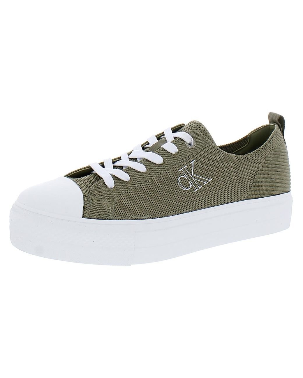 Calvin Klein Bayli Lifestyle Low-top Casual And Fashion Sneakers in Green |  Lyst