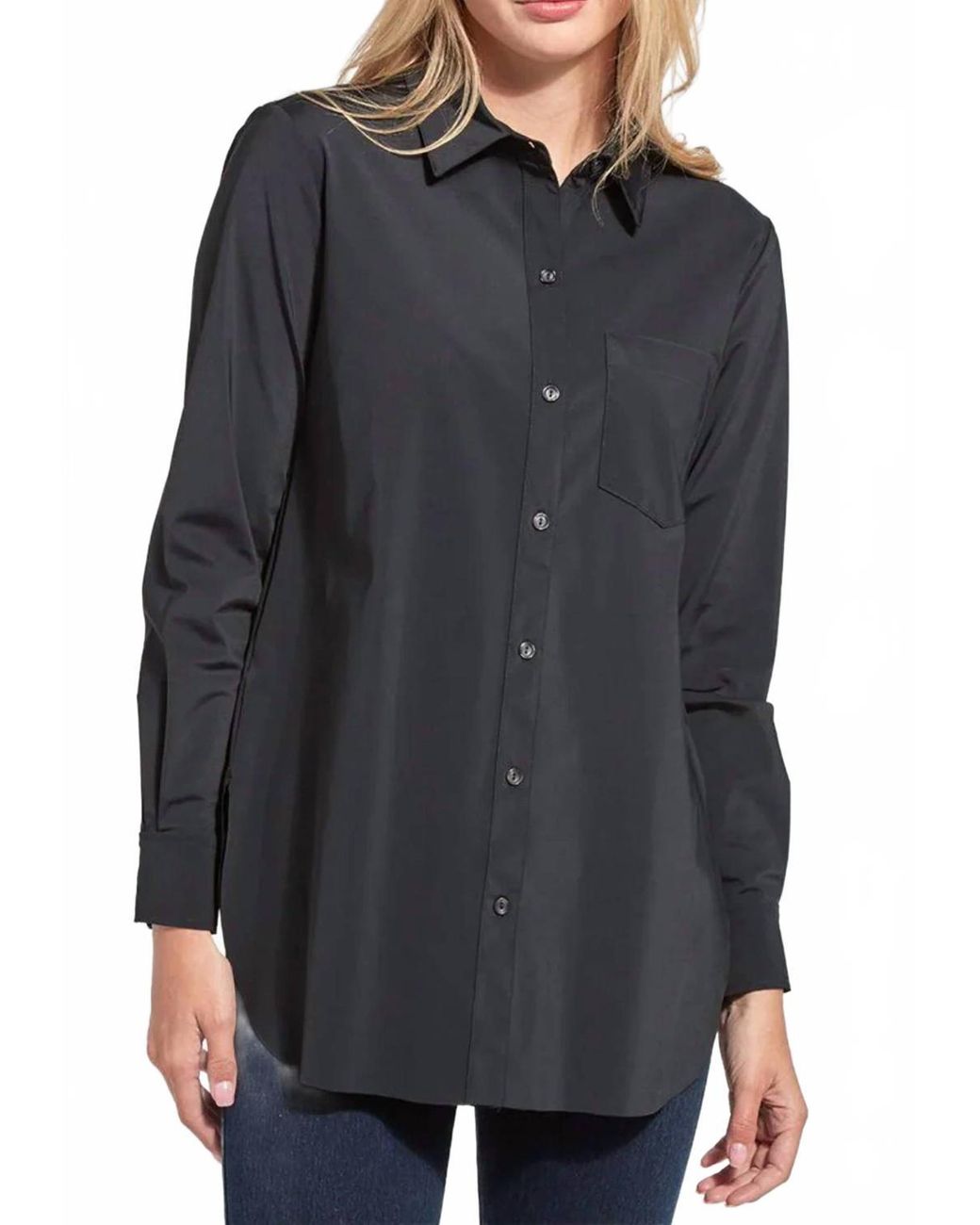 Lyssé Black Schiffer Button Down Shirt