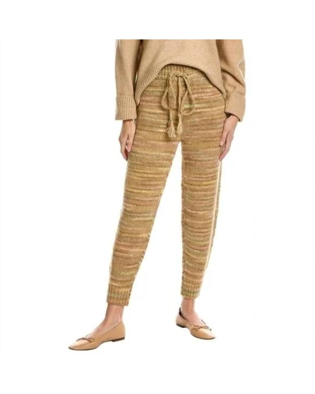 LoveShackFancy Natural Olivera Pants