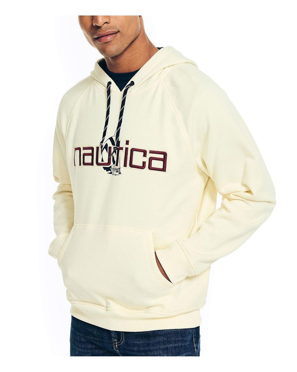 Nautica white 2024 hoodie