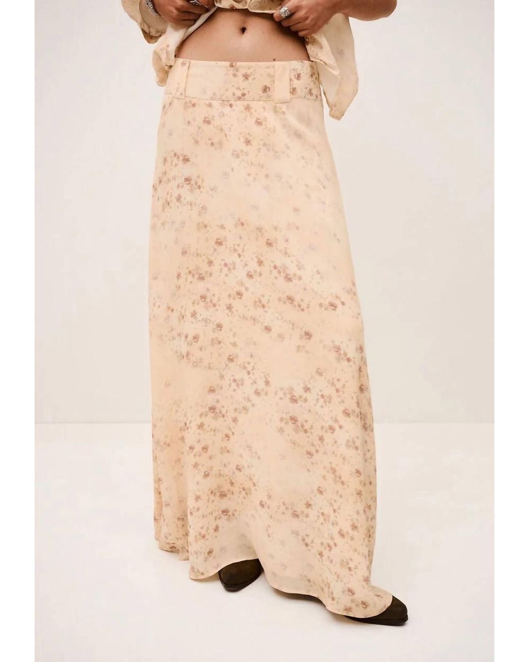 Ba&sh Natural Nattalina Maxi Skirt