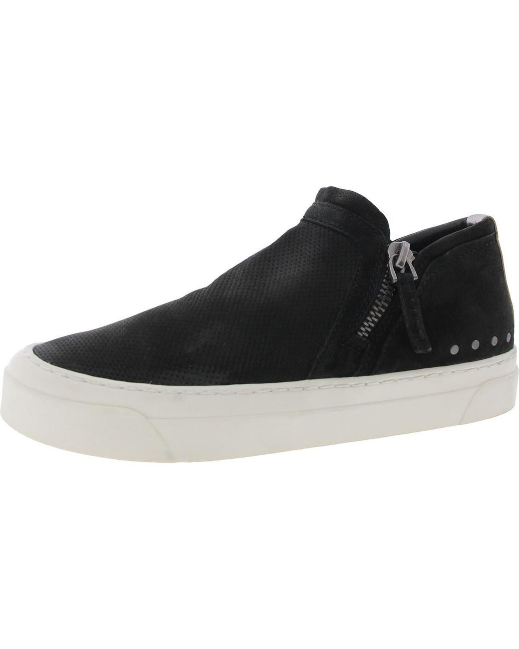 Miz Mooz Double Zipper Leather Casual And Fashion Sneakers Miz Mooz Double Zipper Leather Casual And Fashion Sneakers