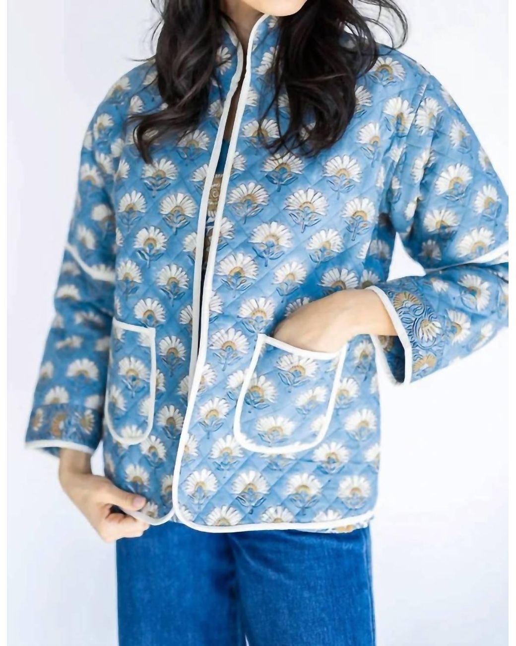Victoria Dunn Blue Leo Jacket