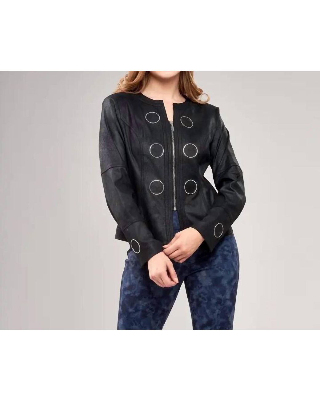 Insight faux leather jacket cheap