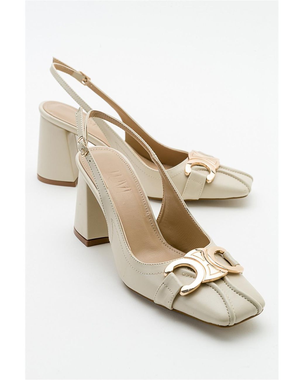 Prologue Shoes White Forlev Slingback Pump