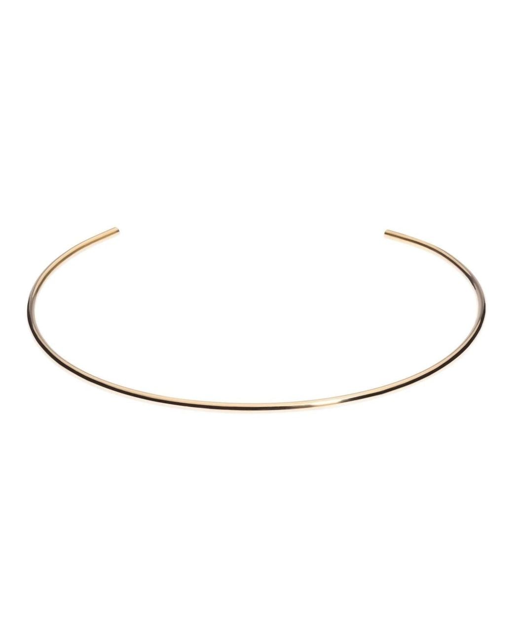 Eklexic Metallic Thin Round Choker