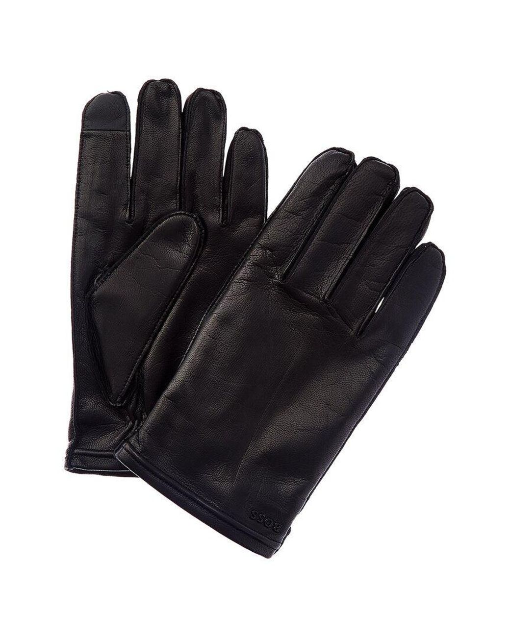BOSS by HUGO BOSS Kranton Leather Gloves in Black for Men Lyst