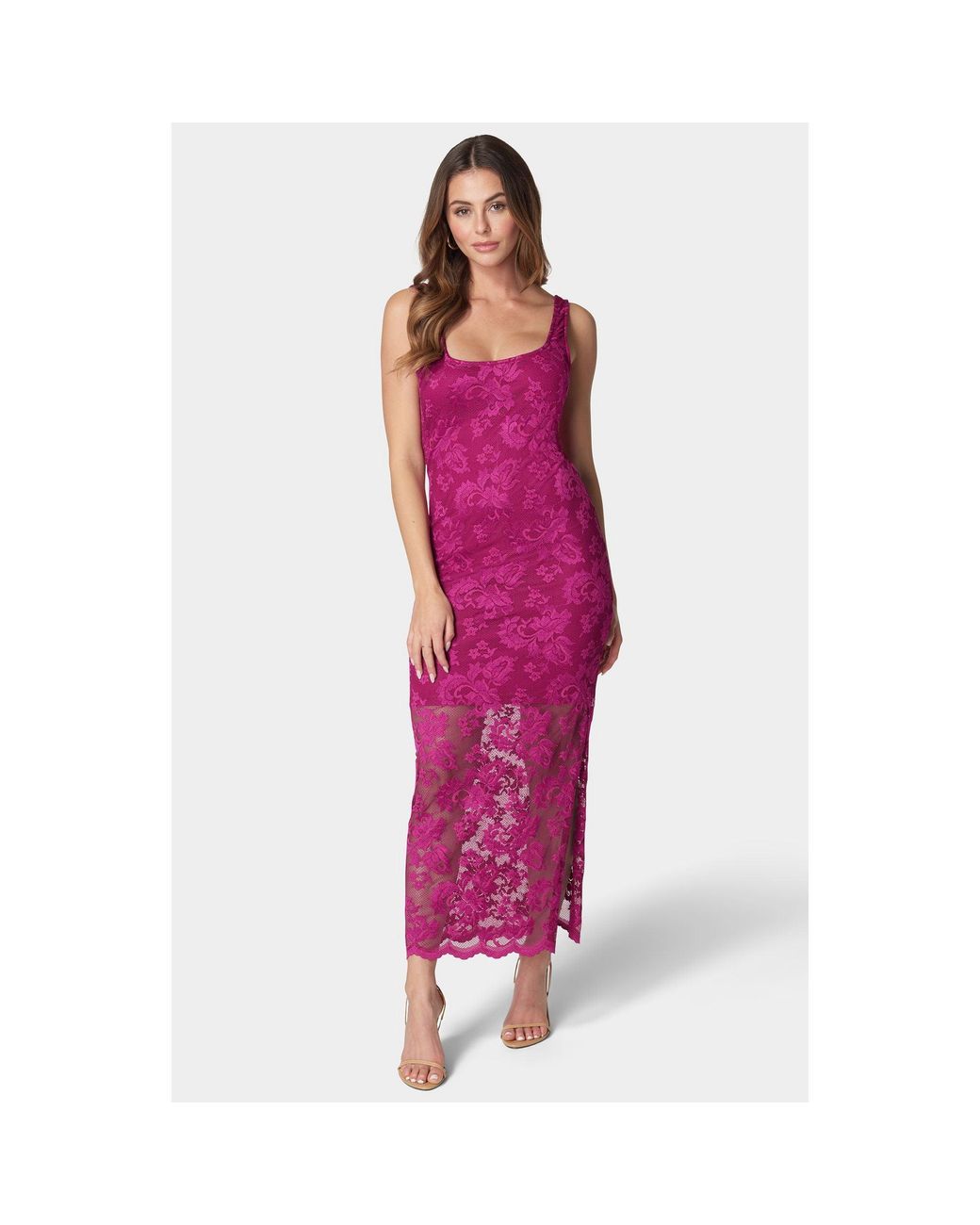 chinese dress ladies Lulu Bebe Girls Victoria Heirloom Dress - Lace Details - Pink