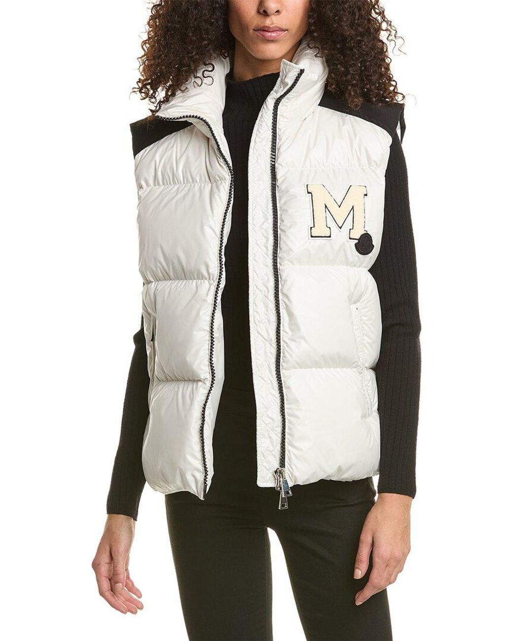 Moncler Oder Vest in White | Lyst