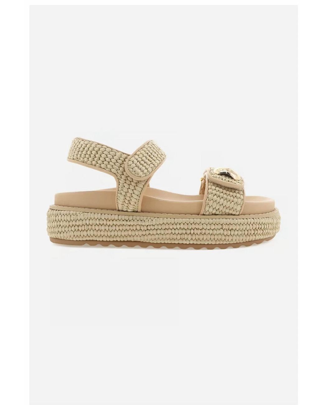 Billini White Porter Flatform Sandals