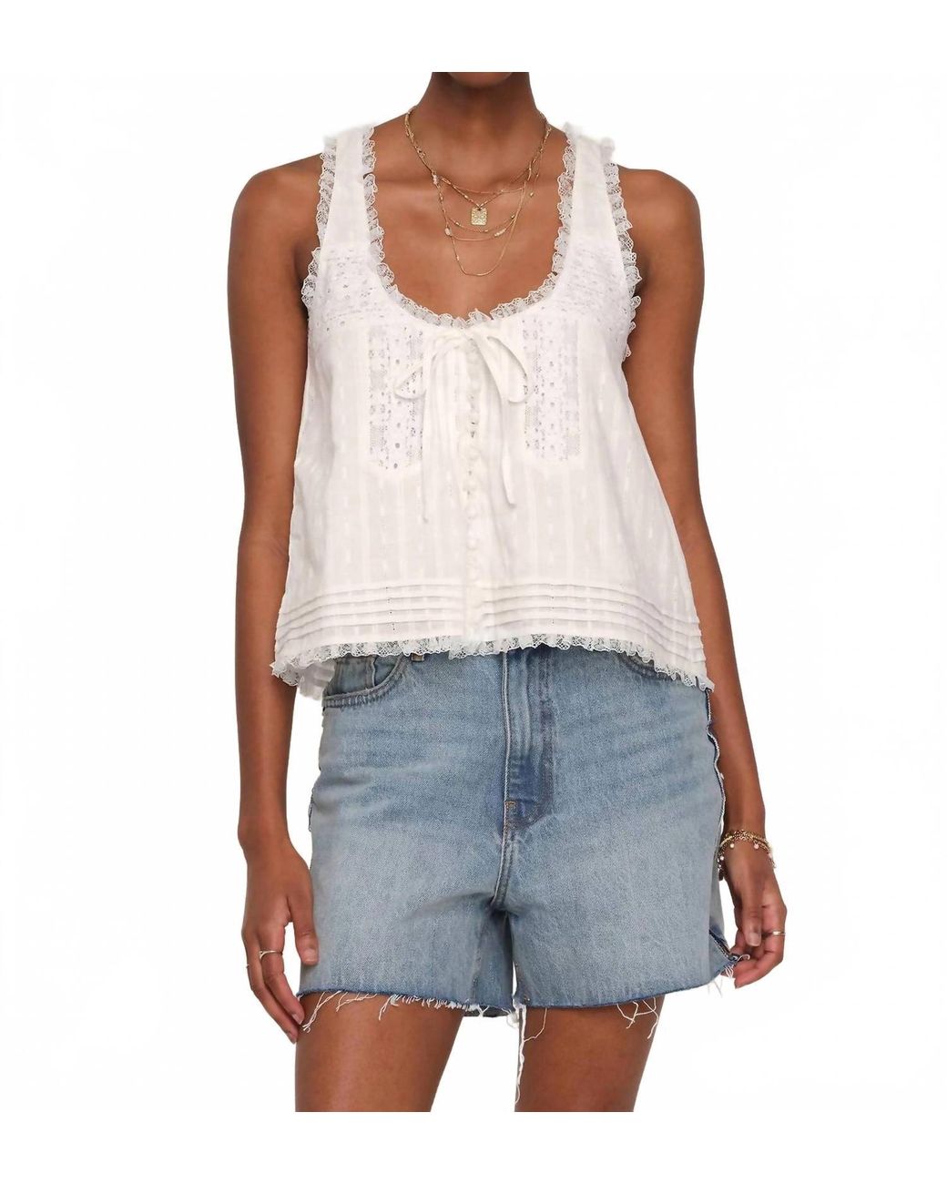 Heartloom Blue Ena Blouse