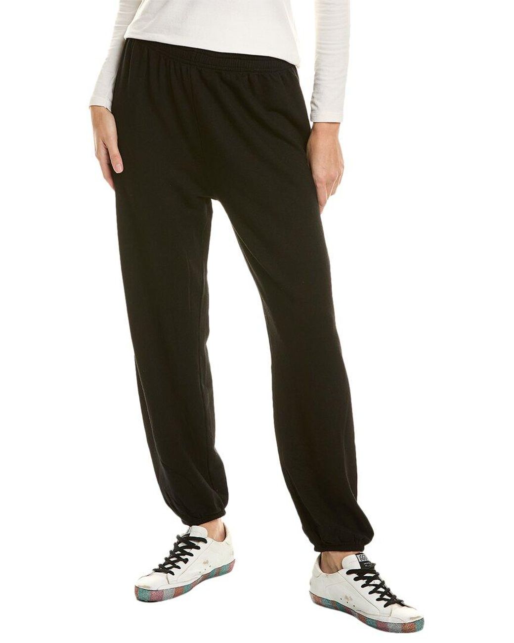 Monrow black sweatpants discount