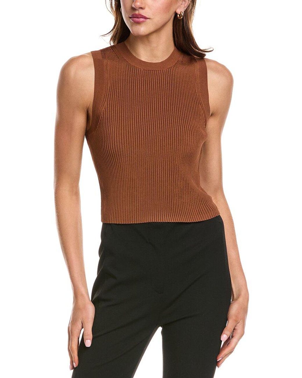 A.L.C. Black Kayla Top