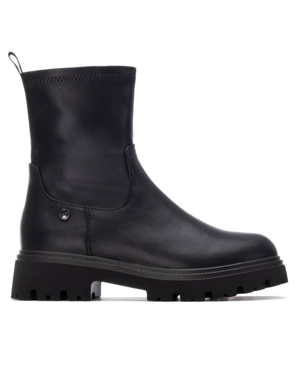 Xti Black Casual Booties By