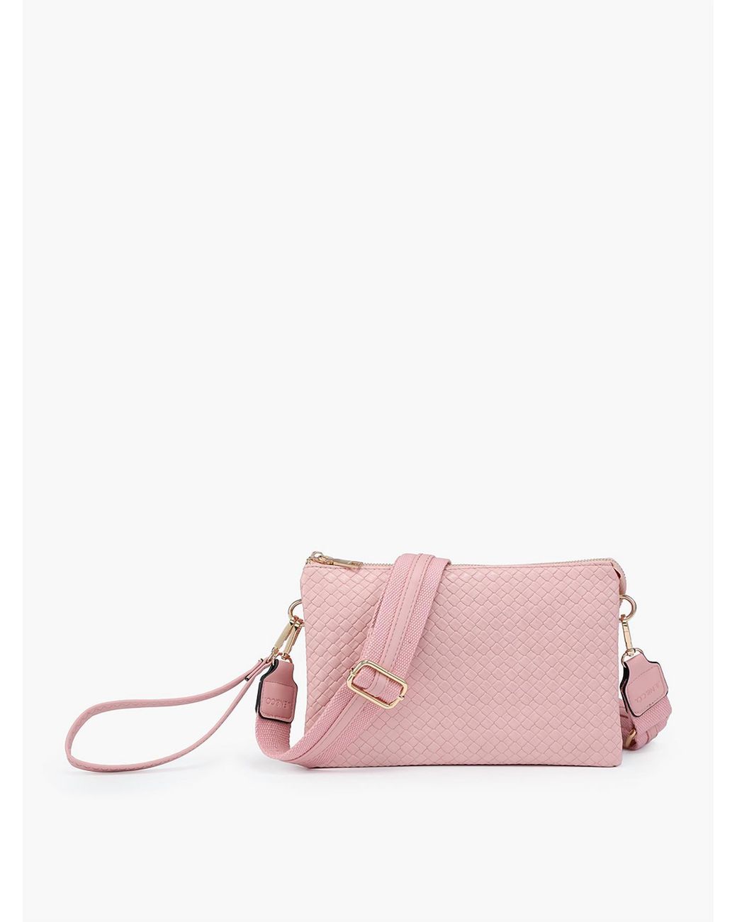 Jen & Co Black Marie Crossbody with Grommet Details