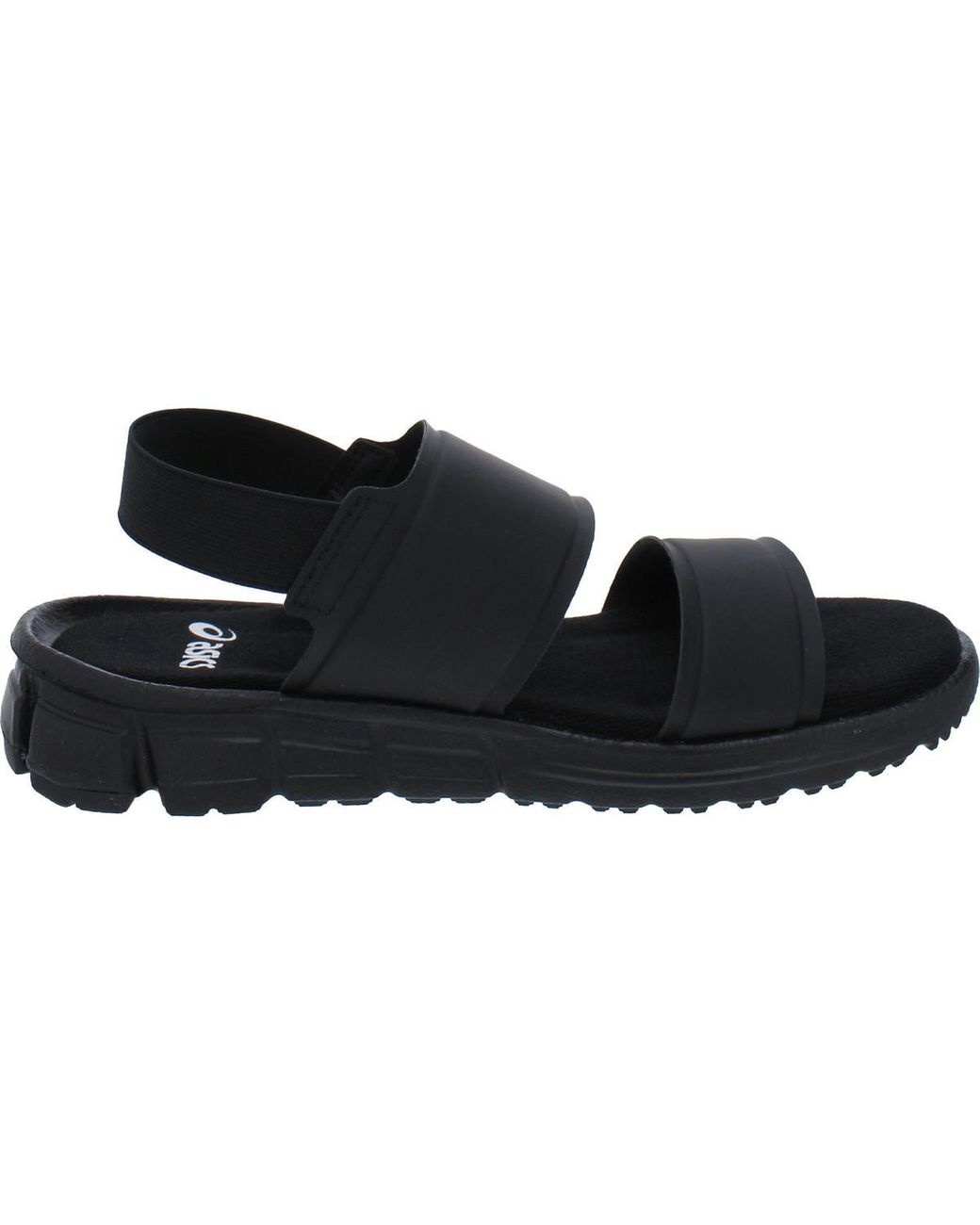 Asics Gel-quanum0 Sd Fo Lifestyle Slip On Slingback Sandals in Black | Lyst