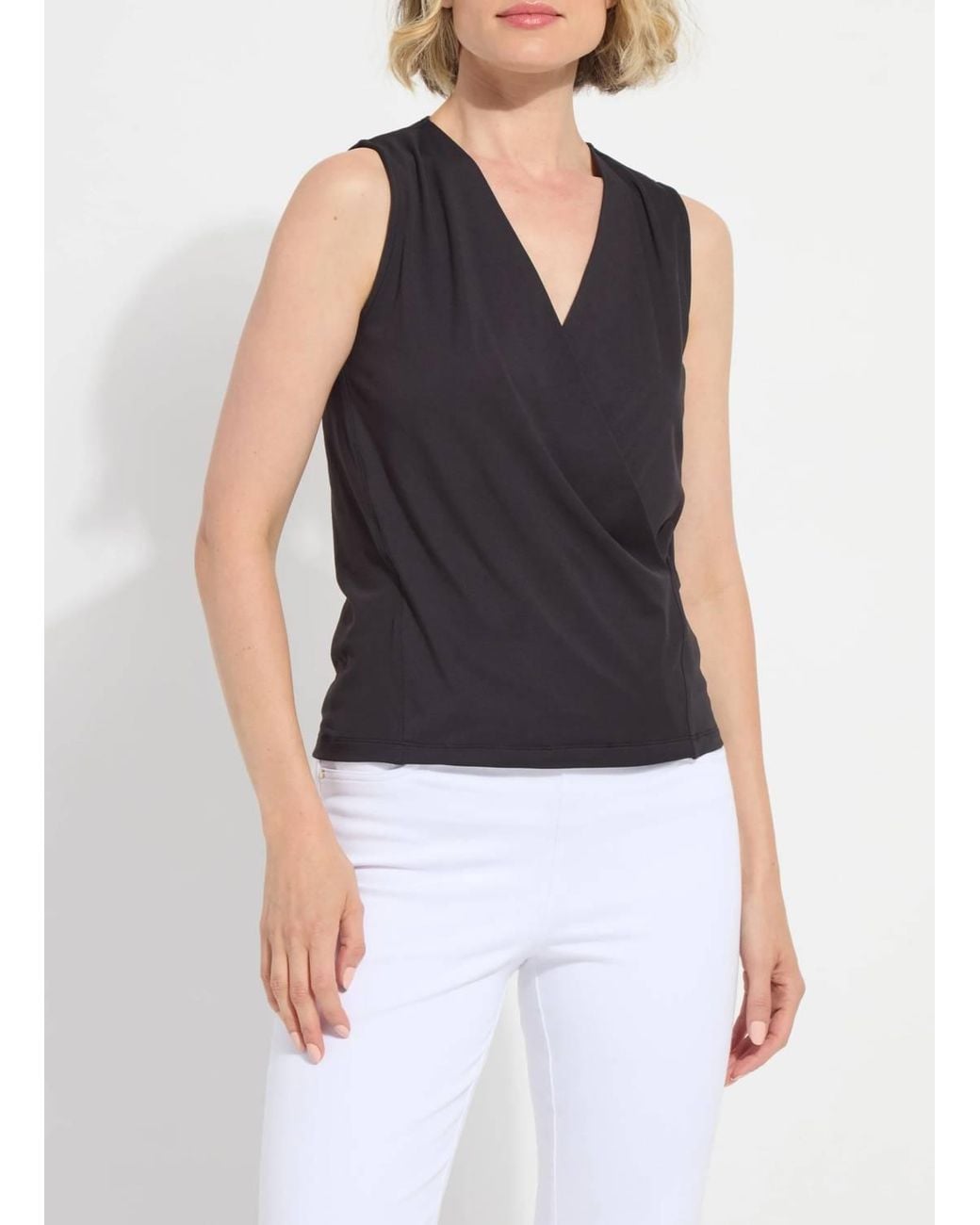 Lyssé Blue Inaya Crossover Top