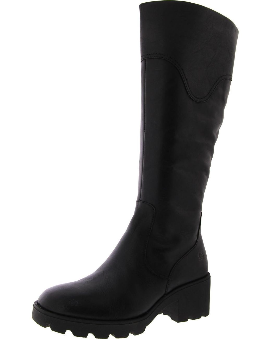 Born Tall Block Heel Knee High Boots in Black Lyst
