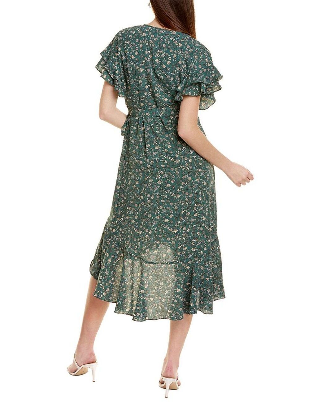 Max studio wrap dress deals